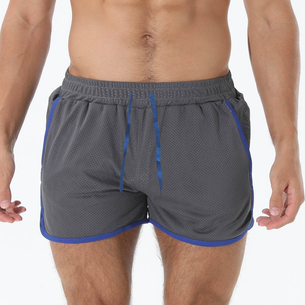 Men's Quick-Drying Mesh Shorts - Stylish Solid Colors for Sports - Buy Center