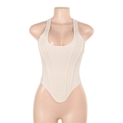 Buycenter Women's Casual Vest - Slim Fit, Light Apricot & Black Options - Buy Center