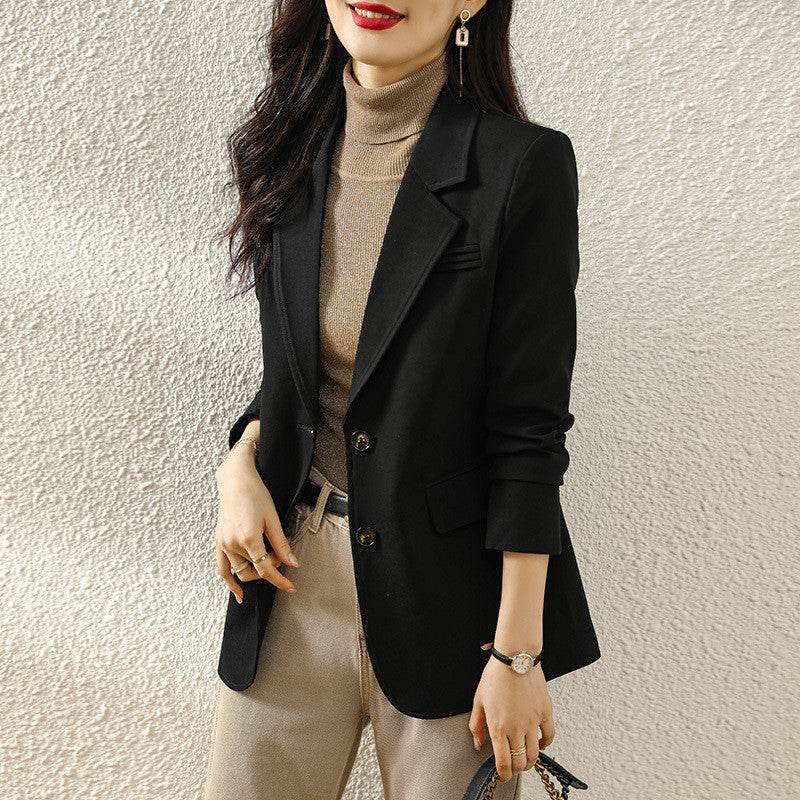 Buycenter Casual Suit Jacket for Women - Stylish Urban Pink, Brown, Black - Buy Center
