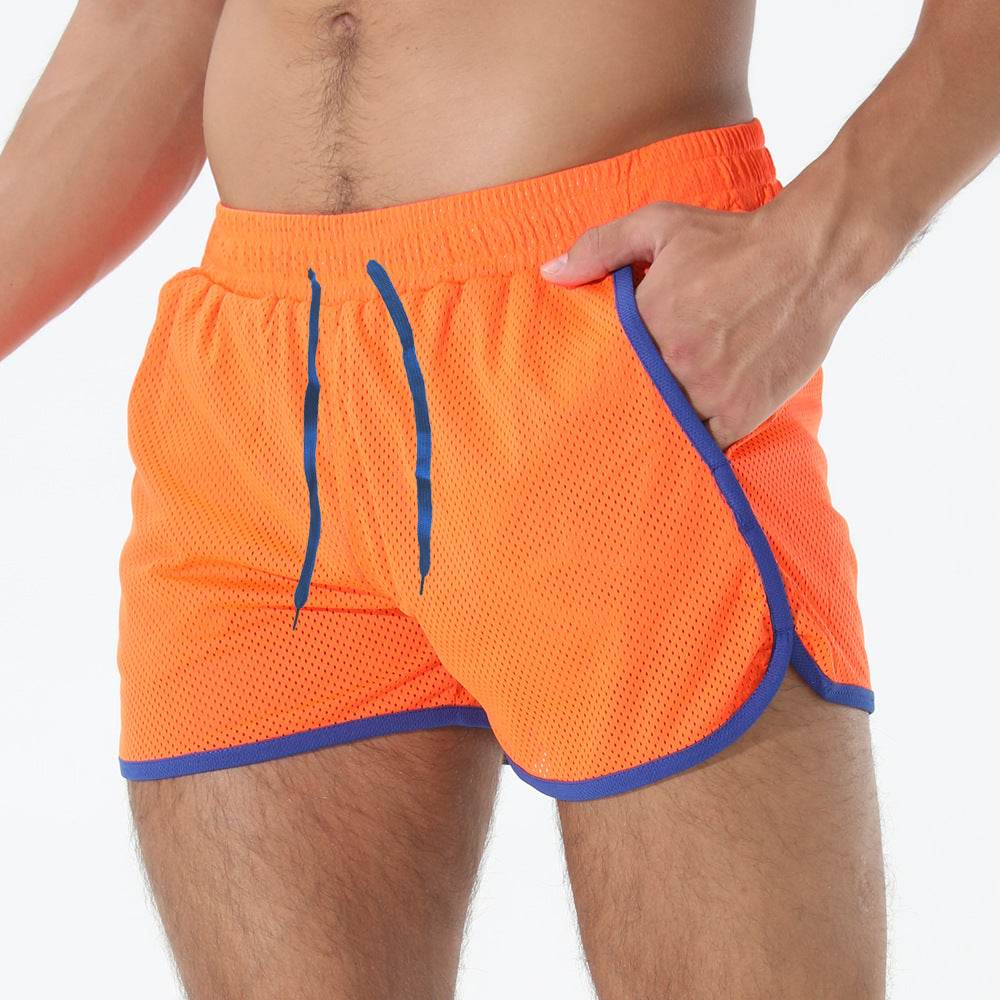 Men's Quick-Drying Mesh Shorts - Stylish Solid Colors for Sports - Buy Center