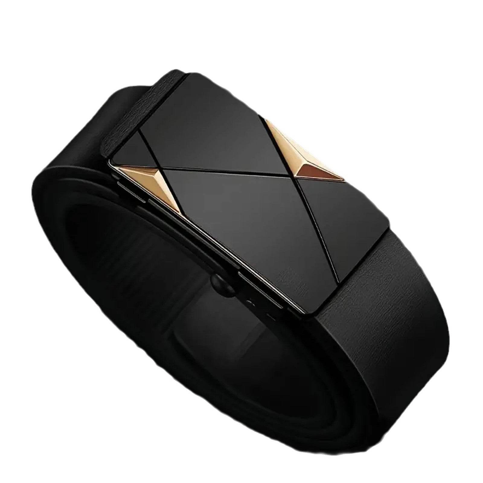 Stylish Casual Belt - Durable PU Leather Automatic Buckle for Any Outfit - Buy Center