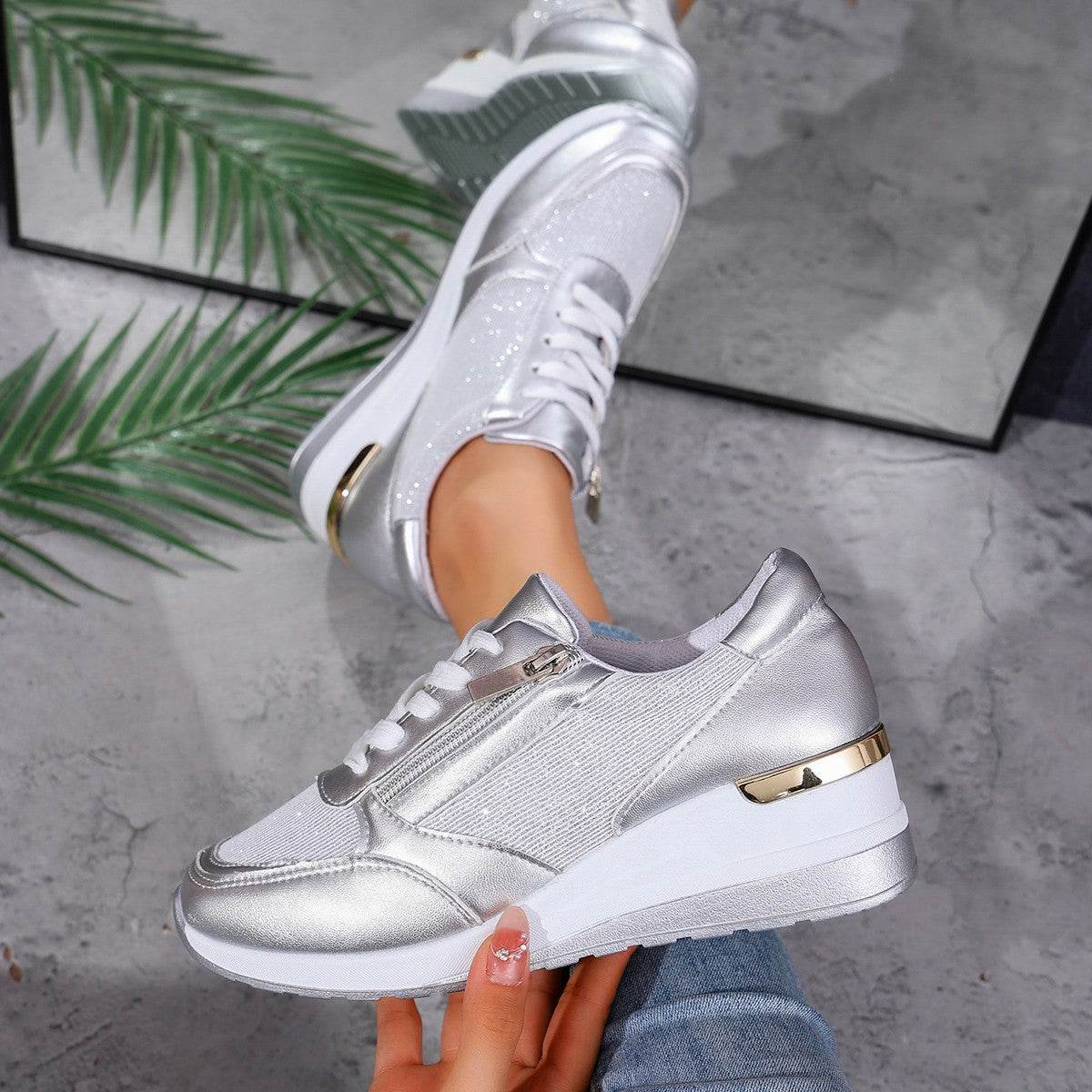 Fashionable Sports Leisure Flats - Stylish Solid Color, Low Top Design - Buy Center
