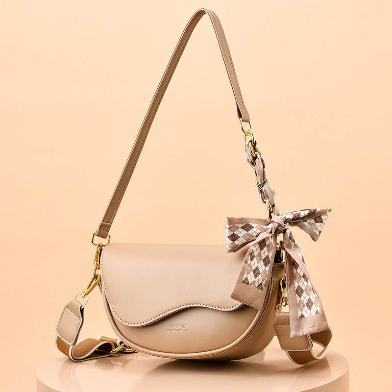Light Luxury Women's Crossbody Bag - Stylish Saddle Bag for Everyday Use - Buy Center