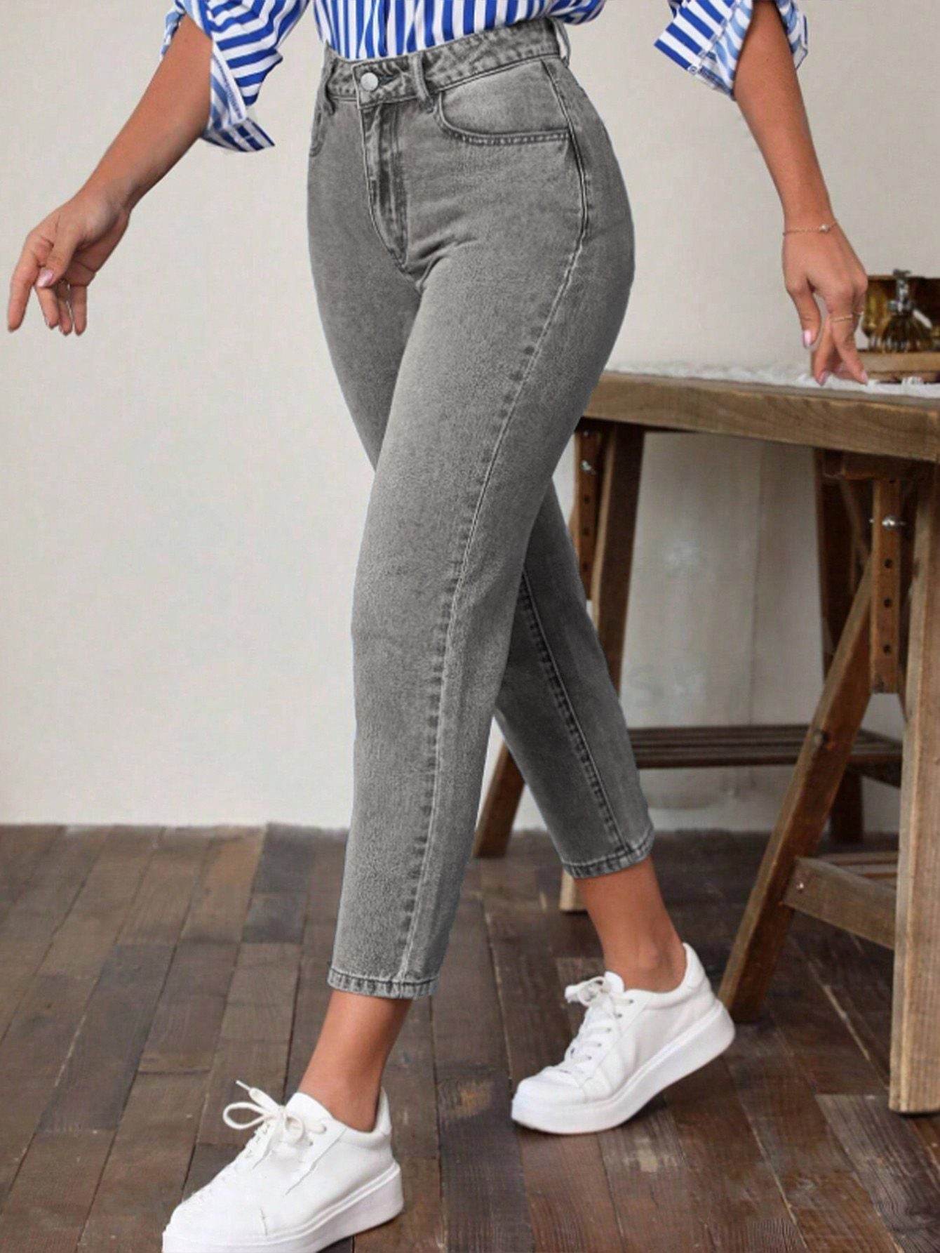 Retro High Waist Stretch Skinny Jeans for Women - Eco-Friendly Fashion 2025 - Buy Center