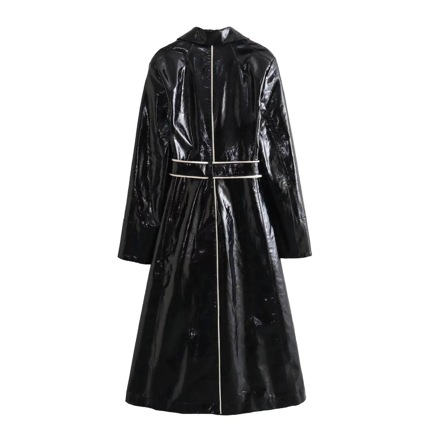 Women's Personalized Black Wool Blend Jacket - Stylish Overcoat for 2025 - Buy Center