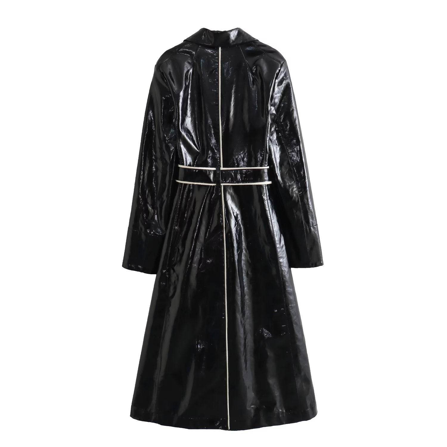Women's Personalized Black Wool Blend Jacket - Stylish Overcoat for 2025 - Buy Center