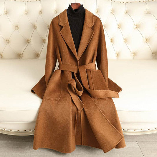 Buycenter Double-sided Woolen Coat - Urban British Style, Handmade Quality - Buy Center