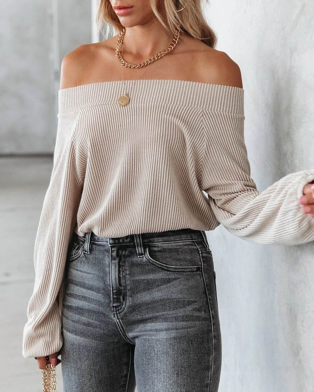 Trendy Loose Knitwear Sweater for Women - Stylish & Comfortable Fit - Buy Center