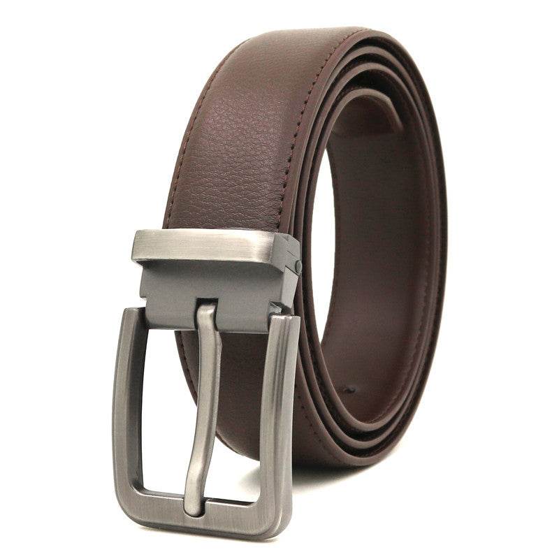 Men's Casual Pin Buckle Leather Belt - Stylish, Durable, Perfect Fit - Buy Center