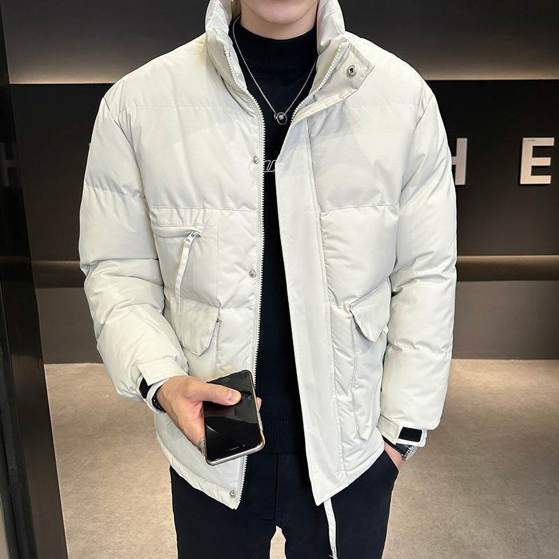 Thickened Cotton Jacket - Stylish Stand Collar Coat for All Seasons - Buy Center