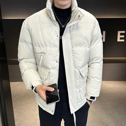 Thickened Cotton Jacket - Stylish Stand Collar Coat for All Seasons - Buy Center