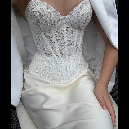 Autumn Elegant Lace Fishbone Dress Suit - Slim Fit & Stylish Design - Buy Center