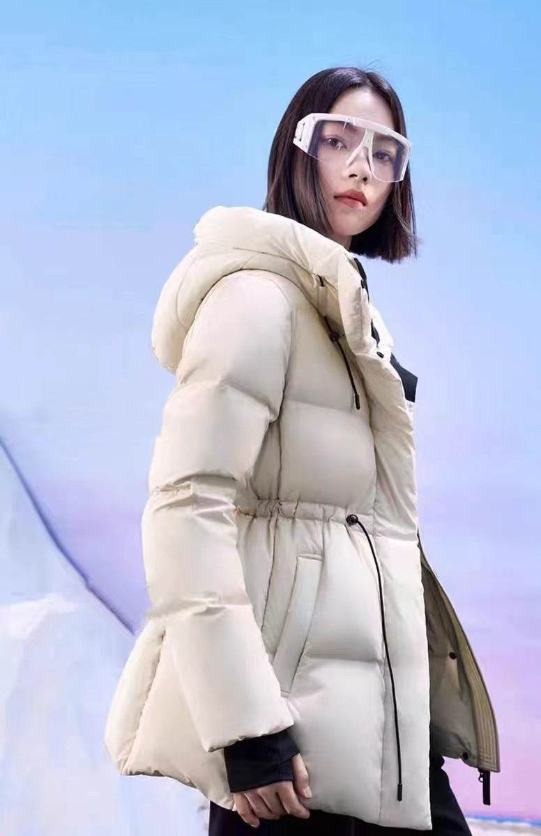 Women's Velvet Down Cotton Padded Coat - Stylish and Warm Winter Jacket - Buy Center
