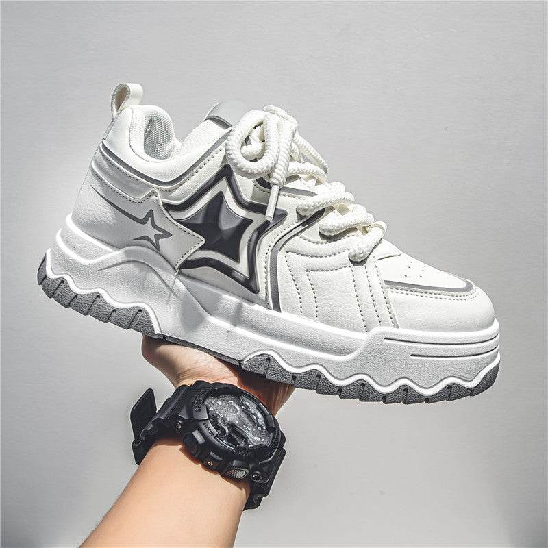 Trendy Men's Casual Shoes - Stylish Color Match with Chunky Heel Design - Buy Center