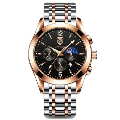 Waterproof Luminous Men's Watch - Stylish Quartz with Durable Design - Buy Center