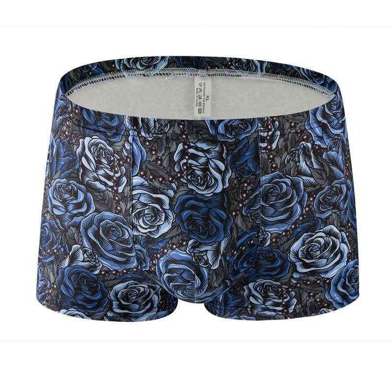Multi-Color Rose Boxers - Premium Milk Silk, Comfortable & Breathable