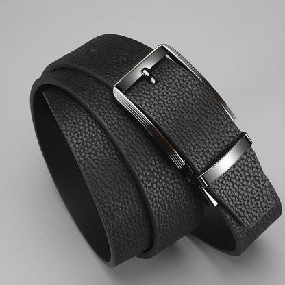 Boys Trend Advanced Texture Belt - Double-Sided, Rotatable Pin Buckle - Buy Center