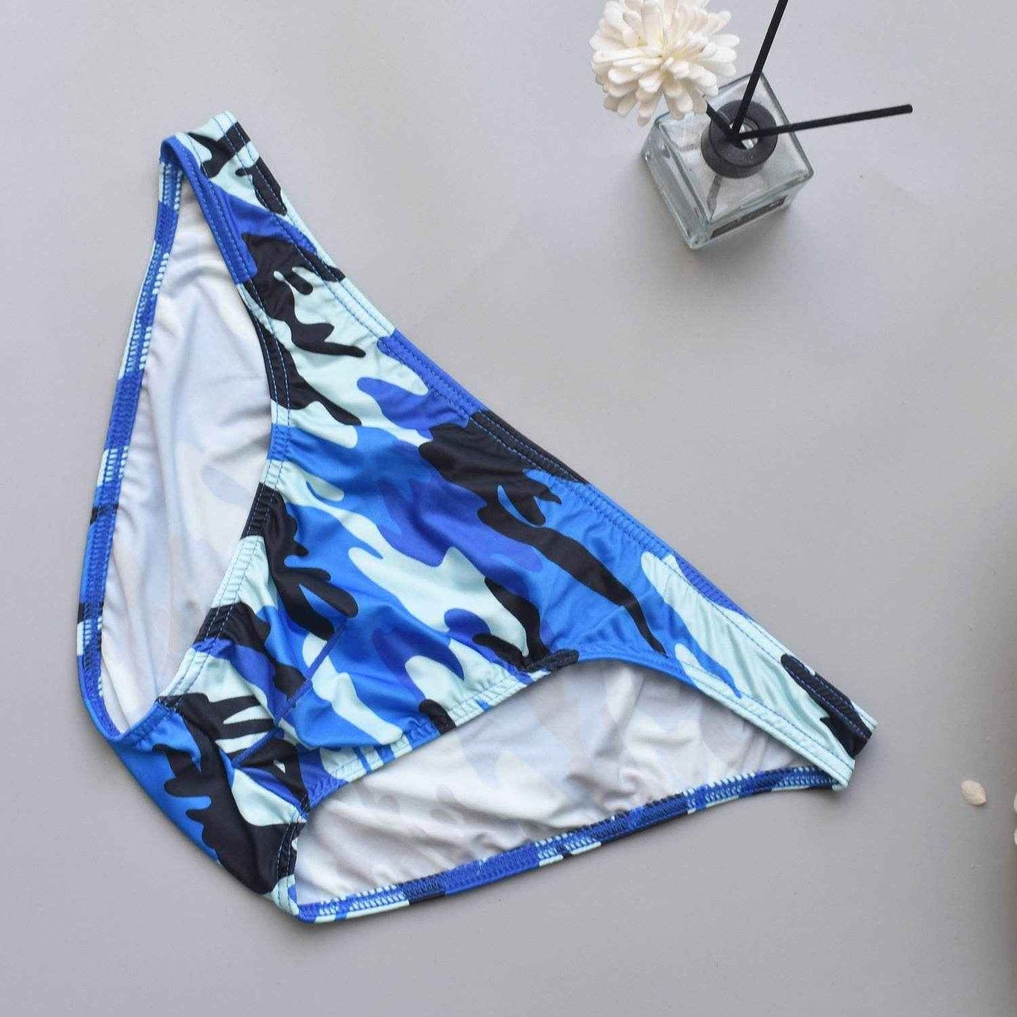Four-Color Camouflage Men's Briefs - Quick Dry Low Waist Style 2025