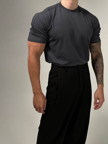American Retro Men's Summer Short Sleeve Shirt - Casual Solid Color Styles - Buy Center