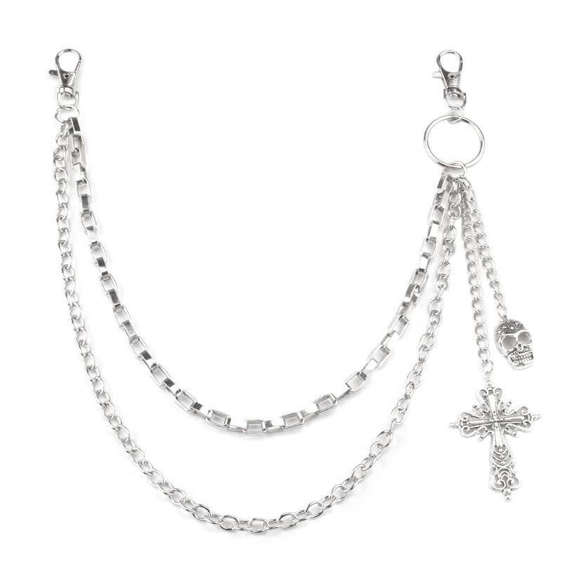 Buycenter Layered Retro Skull Body Chain - Unique Metal Jewelry - Buy Center
