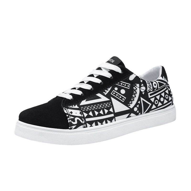 Plus Size Casual Sneakers - Breathable Canvas Skate Shoes for Students - Buy Center
