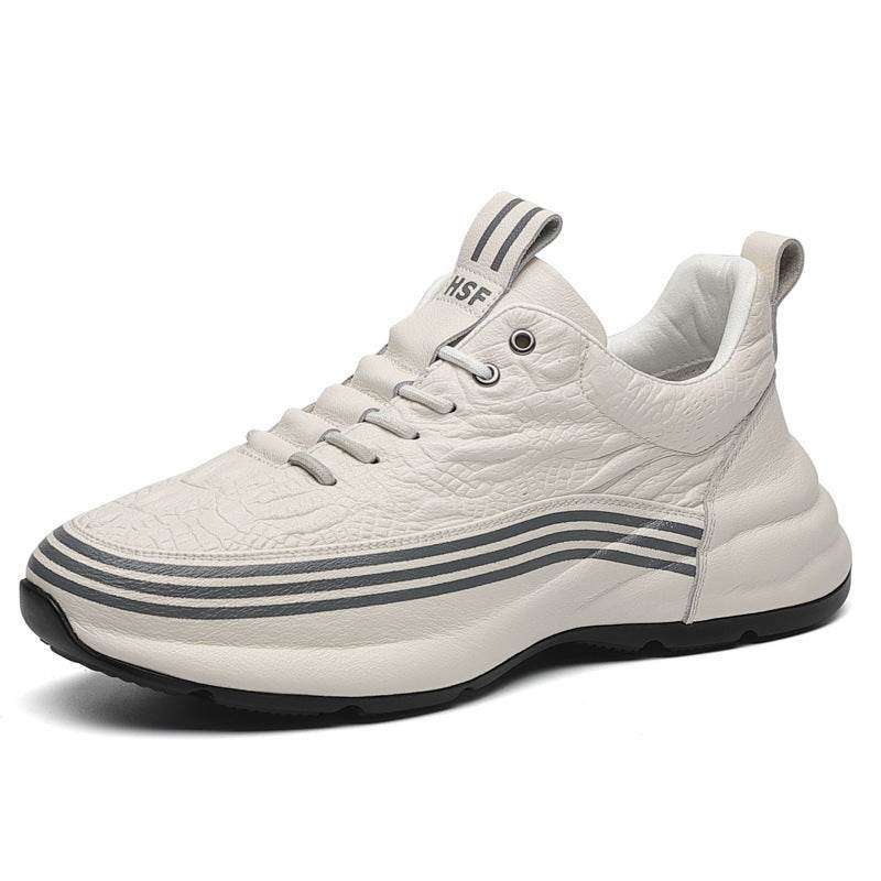 Buy Center Men's Breathable Leather Sports Shoes - Lightweight & Durable - Buy Center