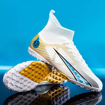 Men's High-Top Soccer Shoes - Breathable Comfort & Ankle Support - Buy Center