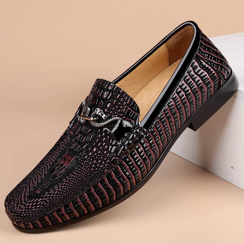 Buycenter Gommino Men's Leather Shoes - Soft Cowhide, Low Heel Design - Buy Center