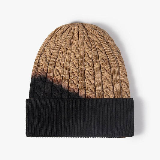 Outdoor Windproof Tie-Dyed Knit Hat - Fashionable Fedoras for All Seasons - Buy Center