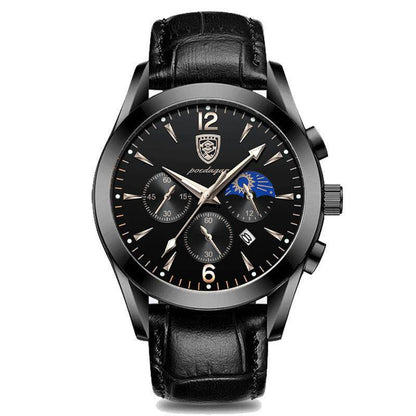 Waterproof Luminous Men's Watch - Stylish Quartz with Durable Design - Buy Center