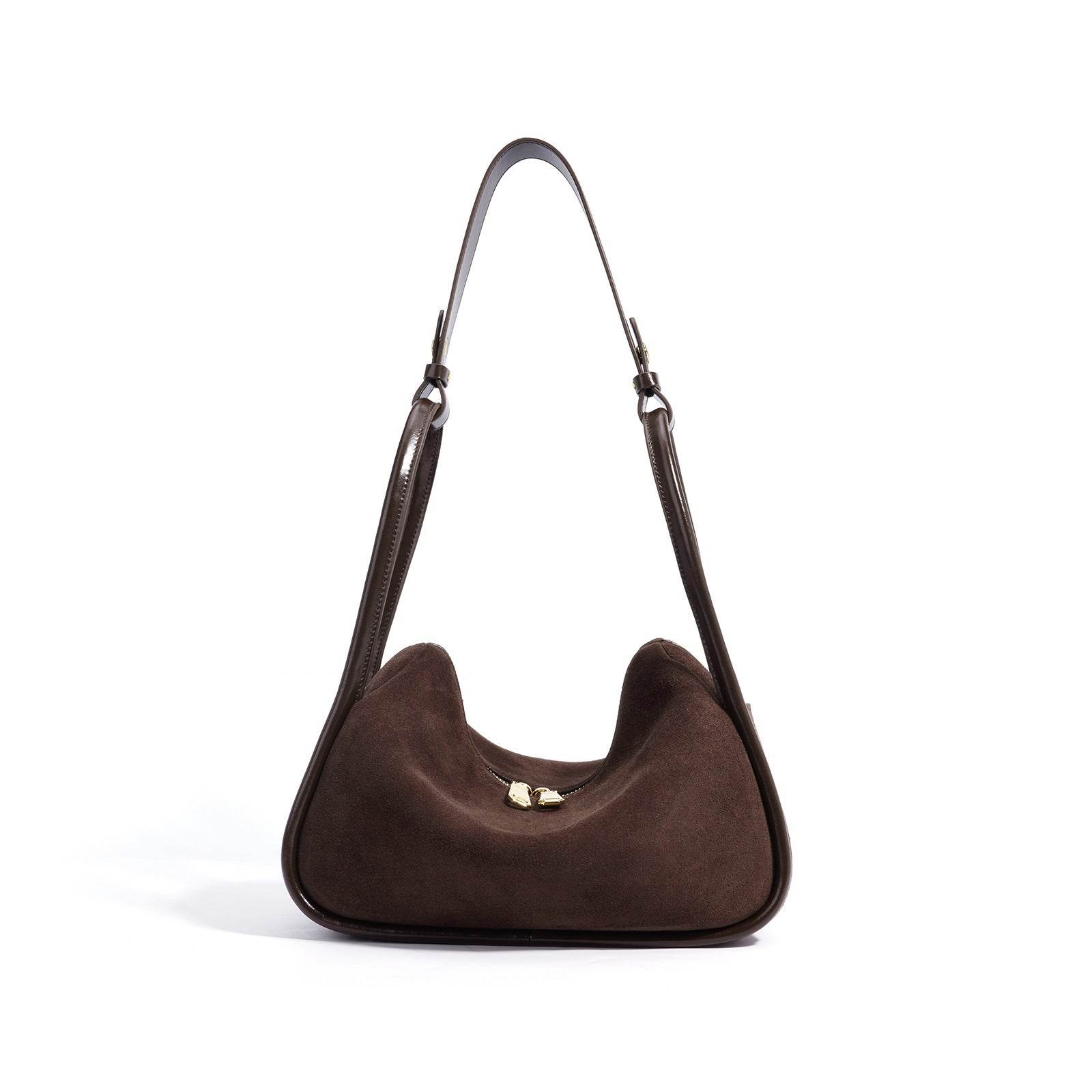 Women's Frosted Pillow Handbag - Stylish Burgundy & Coffee Shoulder Bag - Buy Center