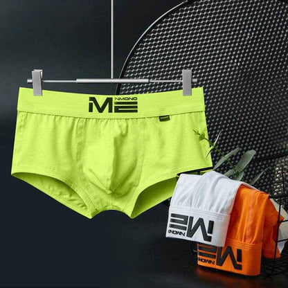 Plastic Low Waist Men's Boxers - Comfort Fit in Vibrant Colors