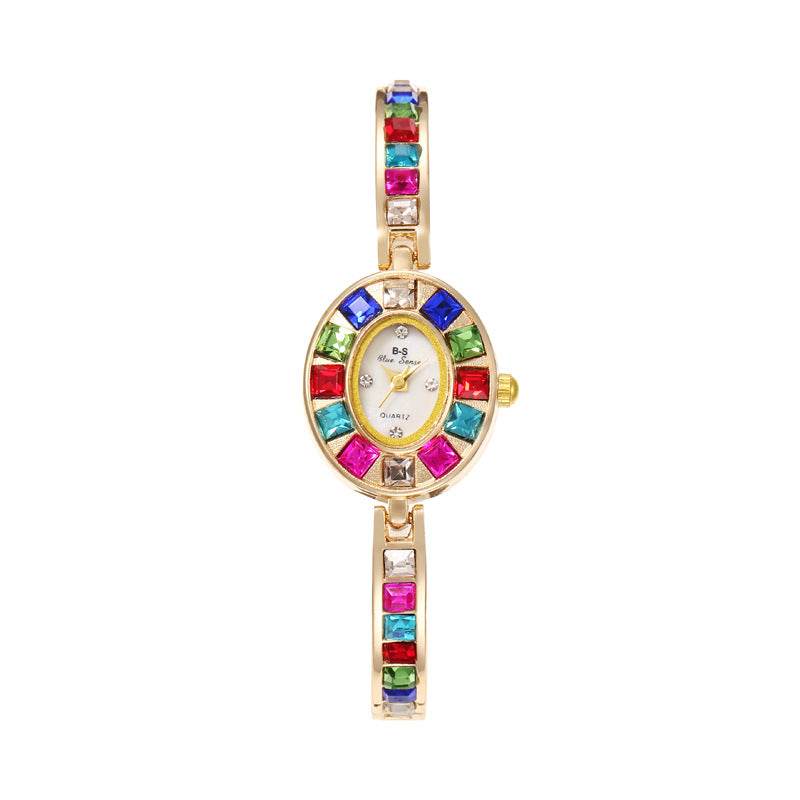 Minority Fashion Women's Quartz Watch - Stylish Gold & Silver Elegance - Buy Center