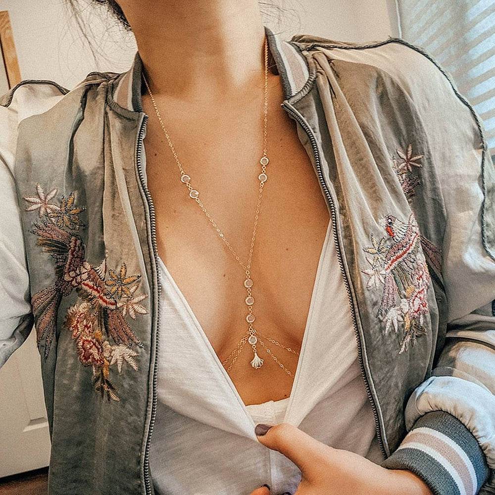 Women's Double Layer Pendant Waist Chain - Exquisite Body Jewelry 2025 - Buy Center