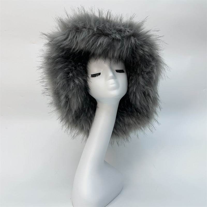 Fashionable Raccoon Fur Hat - Stylish Winter Accessory for Women 2025 - Buy Center