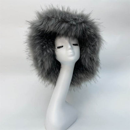 Fashionable Raccoon Fur Hat - Stylish Winter Accessory for Women 2025 - Buy Center