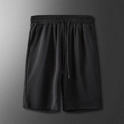 American Retro High Waist Sports Shorts - Trendy Bamboo Fiber Casual Pants - Buy Center