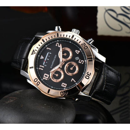 Buycenter Six-Pin Quartz Men's Business Watch - Stylish Full-Function Design - Buy Center