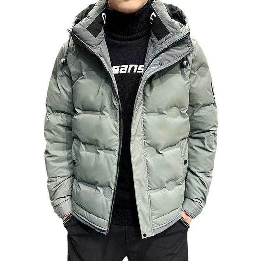 Warm Duck Down Youth Coat - Stylish Polyester Trench for Teens, Sizes L-5XL - Buy Center