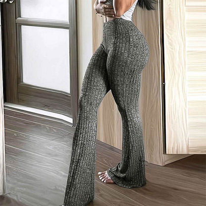 Peach Hip Raise Bootcut Leggings - Stylish Women’s Stretch Trousers 2025 - Buy Center