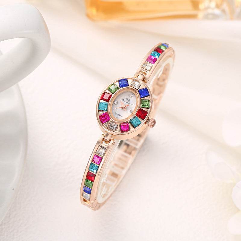 Minority Fashion Women's Quartz Watch - Stylish Gold & Silver Elegance - Buy Center