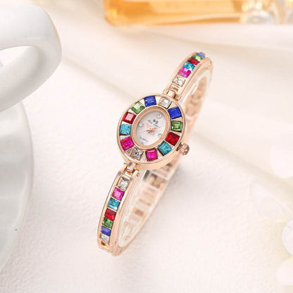 Minority Fashion Women's Quartz Watch - Stylish Gold & Silver Elegance - Buy Center