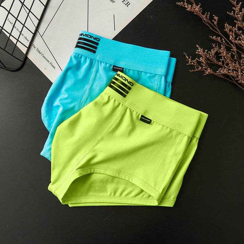Plastic Low Waist Men's Boxers - Comfort Fit in Vibrant Colors