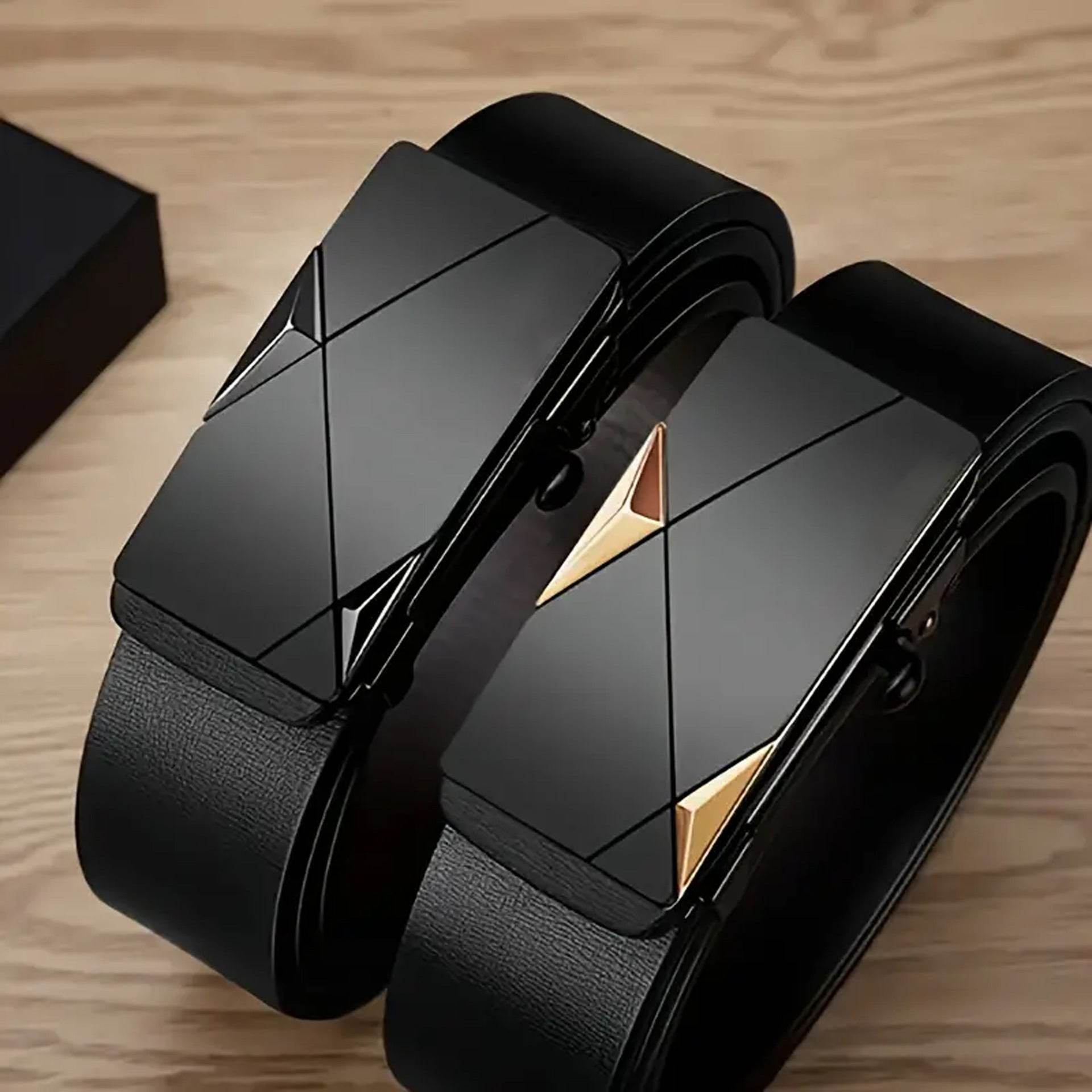 Stylish Casual Belt - Durable PU Leather Automatic Buckle for Any Outfit - Buy Center