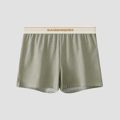 Men's Plus Size Cotton Stripes Boxer - Breathable & Comfortable Essential - Buy Center