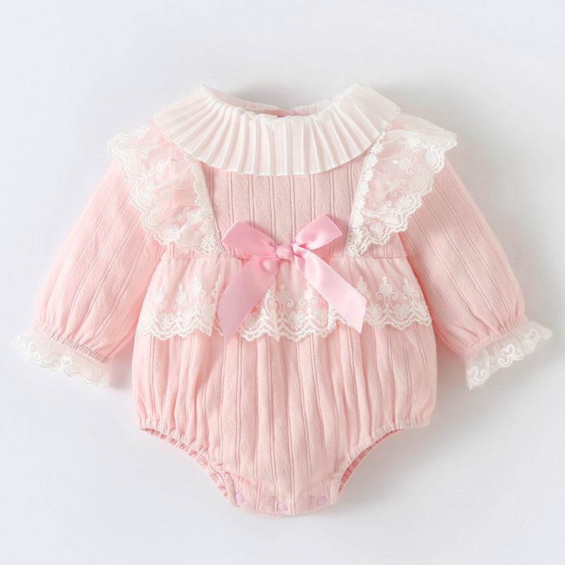 Newborn Autumn Jumpsuit - Long Sleeve Cotton Flower Girl Dress 2025 - Buy Center