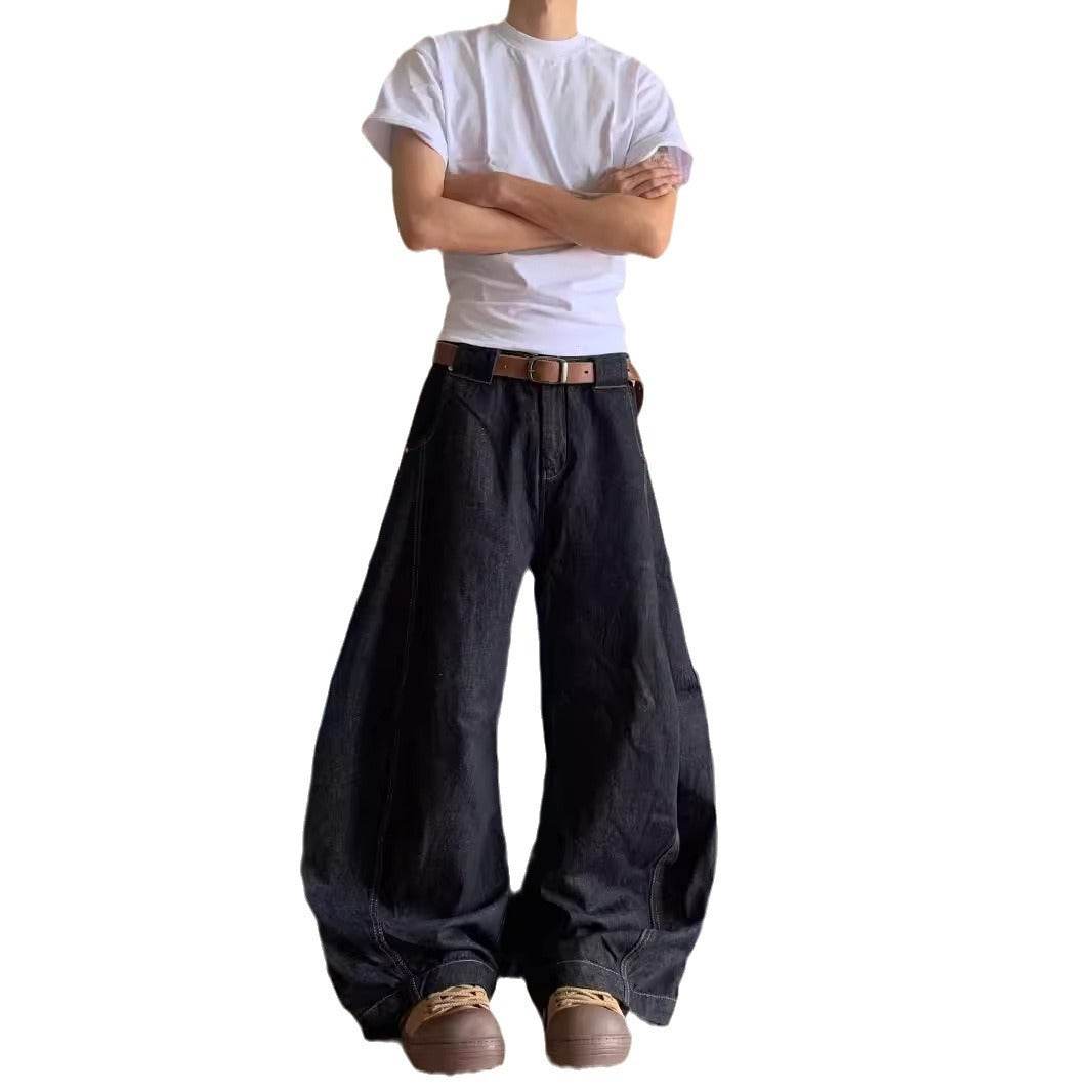 Buycenter Fashion Wide Leg Jeans - Comfortable Mid Waist for All Sizes - Buy Center