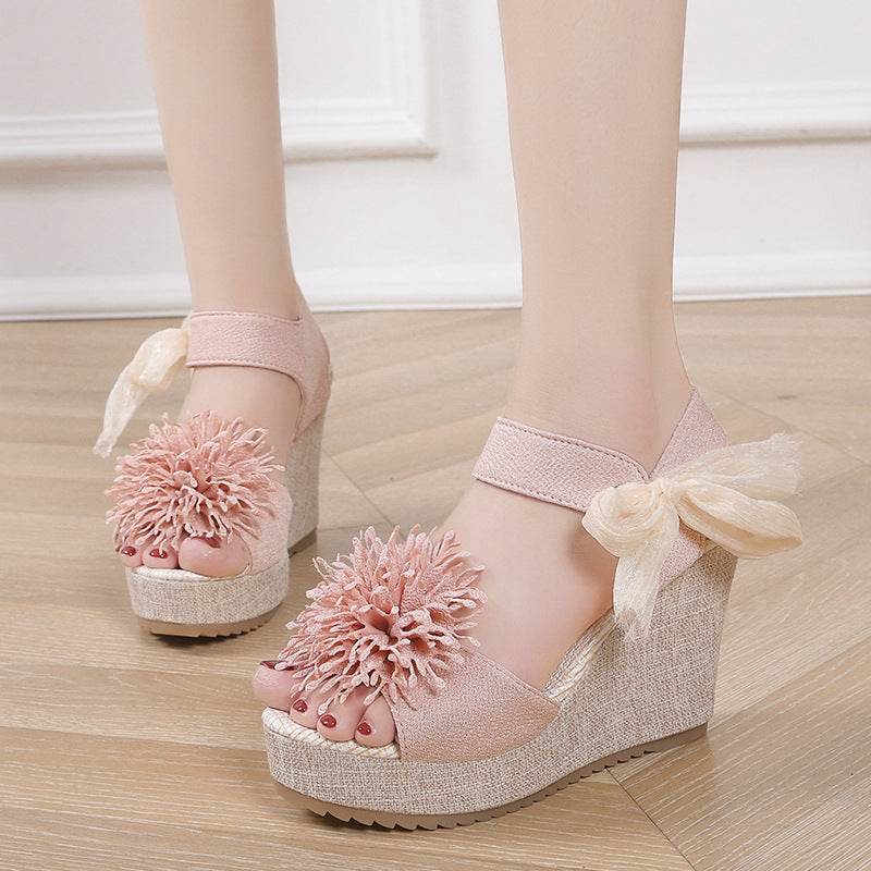 Plus Size Women's Platform Wedge Sandals - Trendy Peep Toe Style 2025 - Buy Center