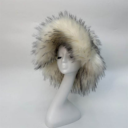 Fashionable Raccoon Fur Hat - Stylish Winter Accessory for Women 2025 - Buy Center