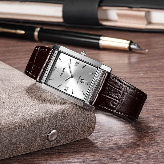 Buycenter Simple Business Quartz Watch - Sapphire Crystal, Stainless Steel - Buy Center